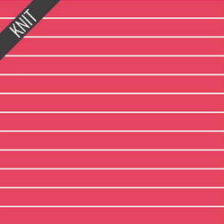 Striped Sleek Knit in Pink