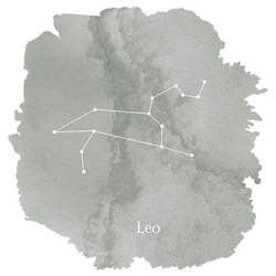 Leo Sign Panel in Sage