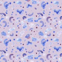 Cosmic Sky in Lilac Mist