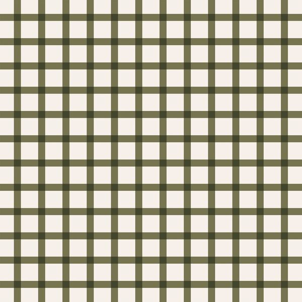 Skinny Gingham in Forest Green