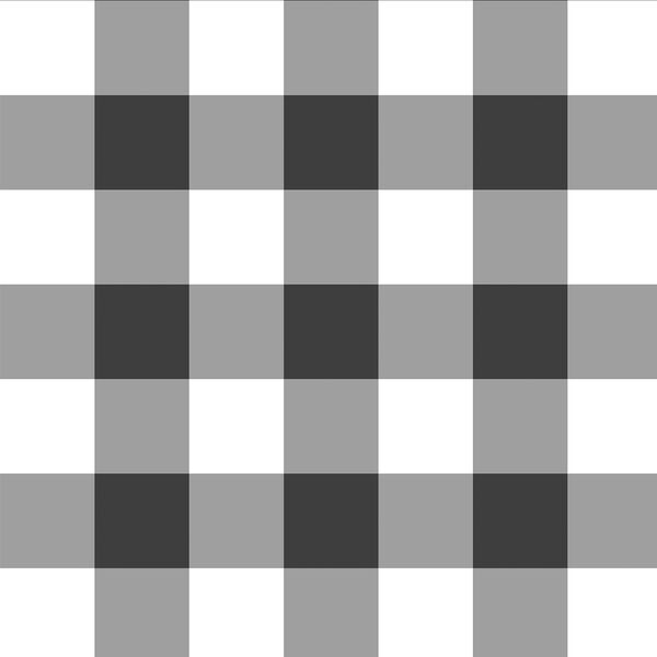 Large Gingham in Onyx