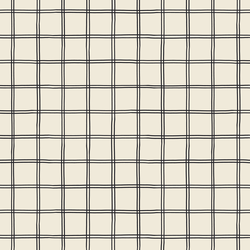 Halloween Grid in Cream