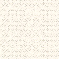 Wild Eyelet in Oak on Cream