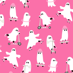 Large Skater Ghosts in Magenta