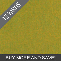 Artisan Cotton Yarn-Dye in Green Cheddar - 10 Yard Bolt