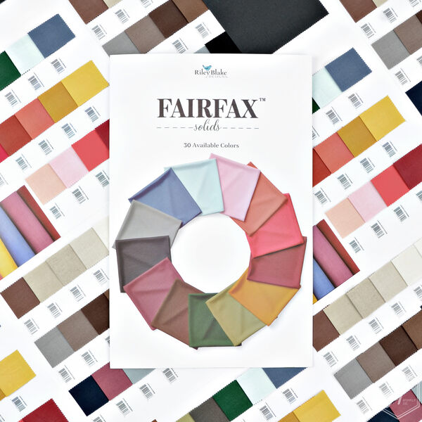 Fairfax Linen Cotton Color Swatch Card Panel