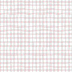 Organic Gingham in Blush