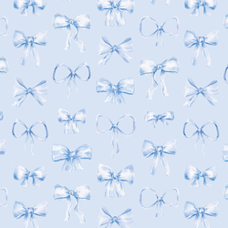 Pretty Bows in Sky Blue