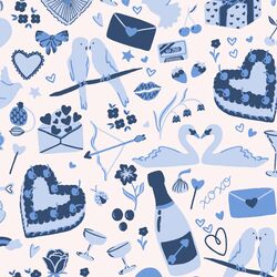 Large All You Need is Love in True Blue