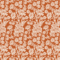 Little Handpicked Daisies in Rust