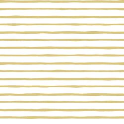 Artisan Stripe in Honey on White