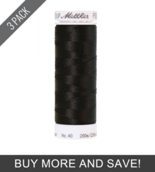 Black (3406-0020) - Poly Sheen - 220 Yards (3 Pack)