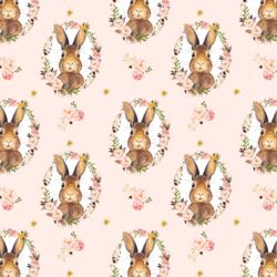 Little Bunny Love in Pale Peach