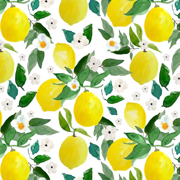 Large Lemons in White