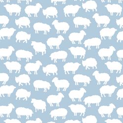 Sheep Silhouette in Sky