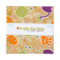 Expressions Batiks 10" Square Pack in Fright This Way