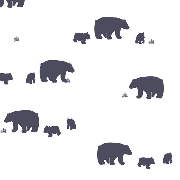 Bear Silhouette in Ink