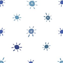 Dotted Sunshine in Blue Sky