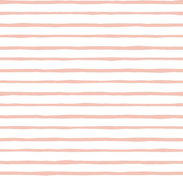 Artisan Stripe in Petal on White