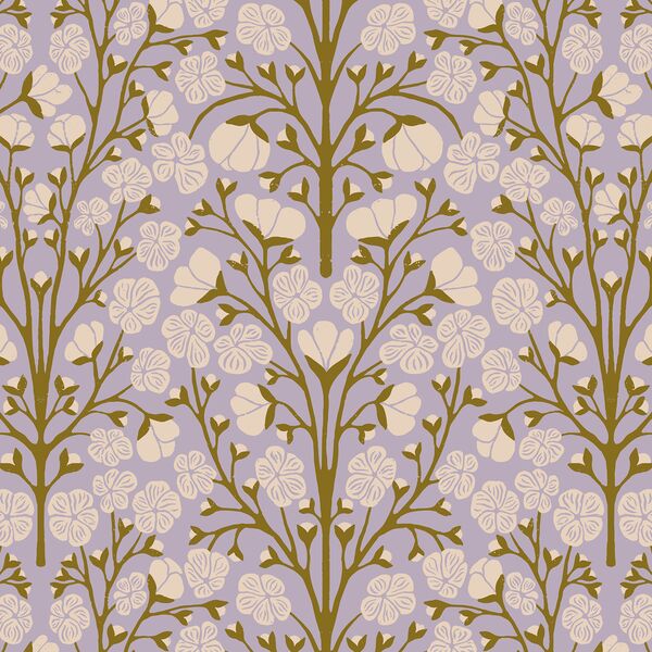 Plum Blossoms in Lavender