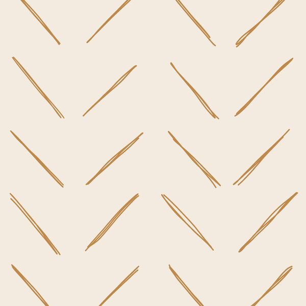 Large Chevron in Spruce Yellow on Egret