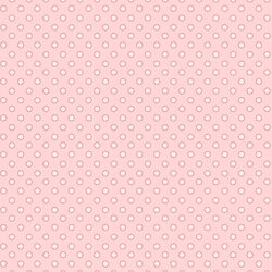 Outlined Dots in Camellia Pink and Peony