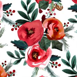 Large Holiday Rose in Scarlet