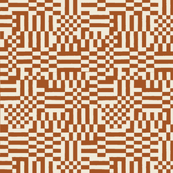 Checkery Checker in Rust Red