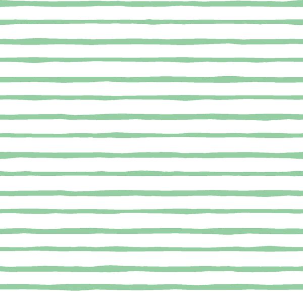 Artisan Stripe in Sprout on White