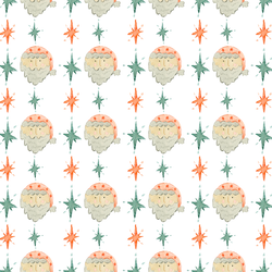 Santa Stars in Tinsel