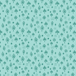 Trees in Peaceful Aqua