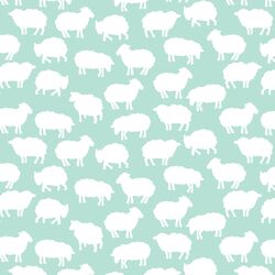 Sheep Silhouette in Aloe