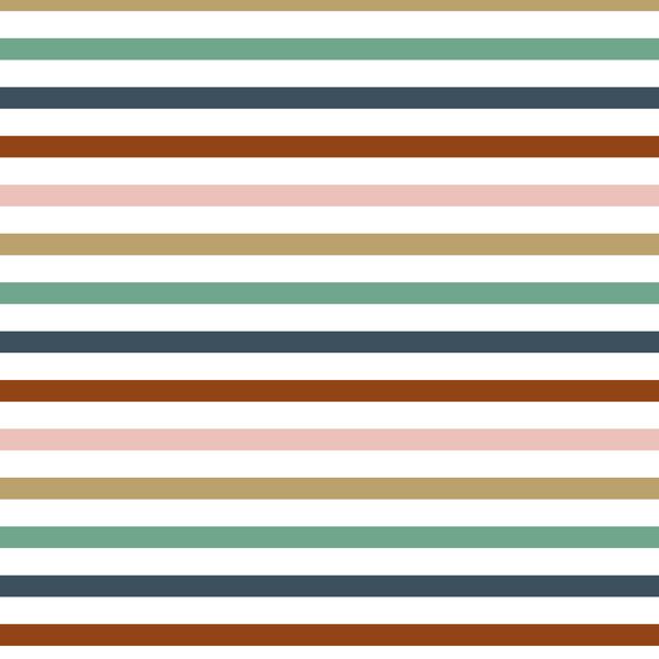 Large Winter Candy Stripe in White