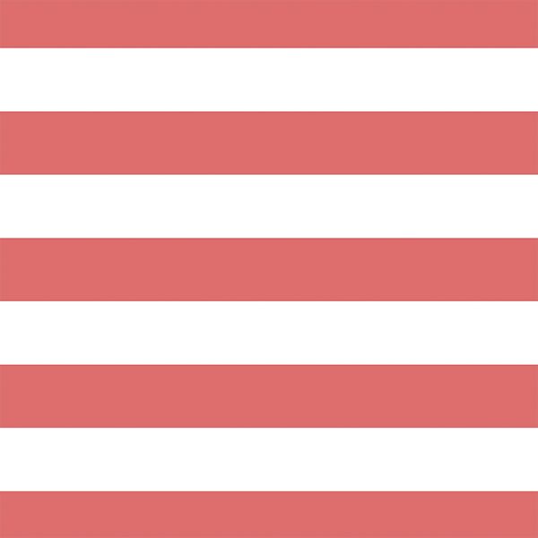 Horizontal Play Stripe in Poppy
