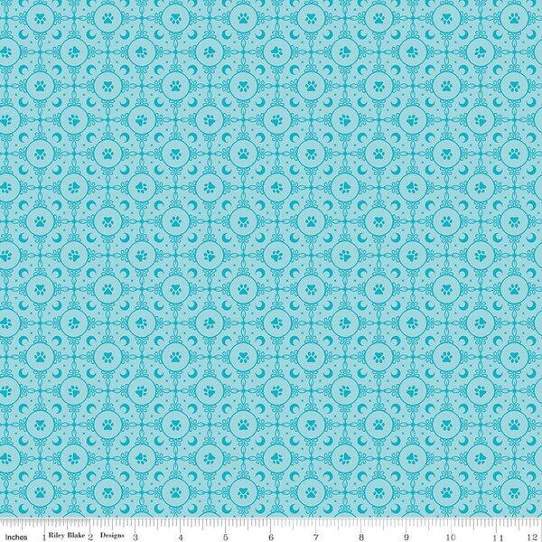 Circle Paws in Aqua