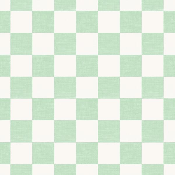 Checkered in Mint Green
