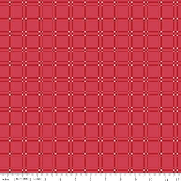 Plaid in Red