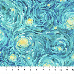 Night Sky in Teal