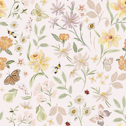 A Garden Symphony in Marshmellow Pink