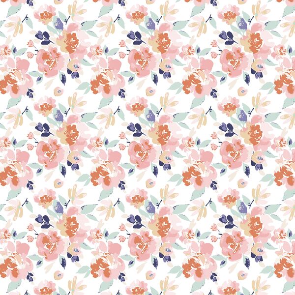 Small Peony Floral in Afternoon