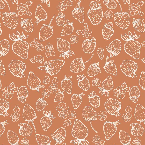 Berry Delight Sketch in Caramel