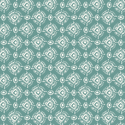 Ikat in Soft Teal