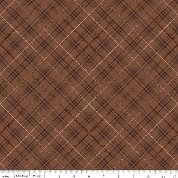 Plaid in Brown
