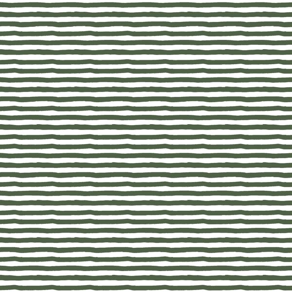 Little Painted Stripes in Dark Green