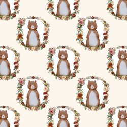 Small Woodland Bear in Soft Ivory