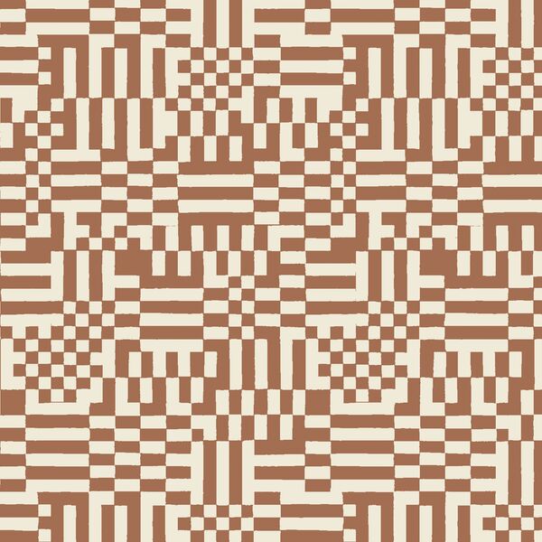 Checkery Checker in Cocoa Brown