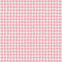 Striped Houndstooth in Mauve Pink