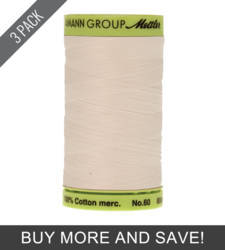 Candlewick (9248-3000) - Silk Finish Cotton 60wt - 875 Yards (3 Pack)