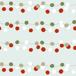 Large Garland in Ice Blue