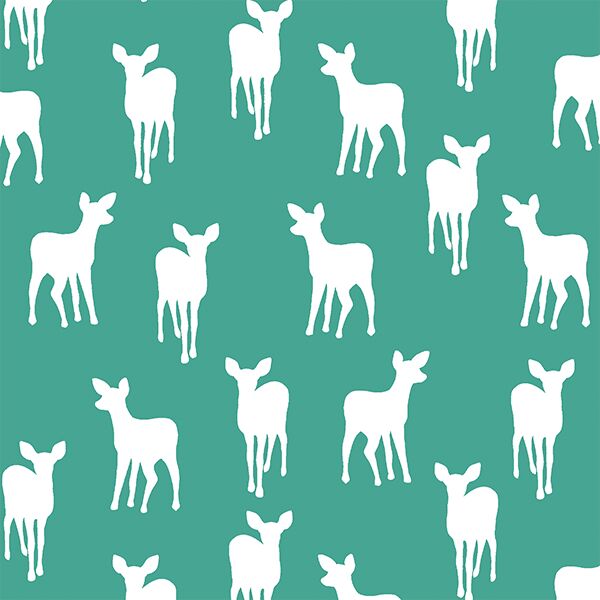 Fawn Silhouette in Jade